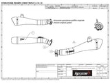 HP CORSE Triumph Street Triple (13/16) Slip-on Exhaust "Hydroform Satin" (EU homologated) – Accessories in the 2WheelsHero Motorcycle Aftermarket Accessories and Parts Online Shop