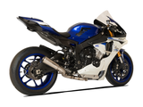 HP CORSE Yamaha YZF-R1 (15/17) Slip-on Exhaust "GP-07 Satin" (racing; with wire mesh) – Accessories in the 2WheelsHero Motorcycle Aftermarket Accessories and Parts Online Shop