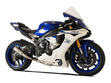 HP CORSE Yamaha YZF-R1 (15/17) Slip-on Exhaust "GP-07 Satin" (racing; with wire mesh) – Accessories in the 2WheelsHero Motorcycle Aftermarket Accessories and Parts Online Shop