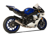 HP CORSE Yamaha YZF-R1 (15/17) Slip-on Exhaust "GP-07 Satin" (racing; with aluminum ring) – Accessories in the 2WheelsHero Motorcycle Aftermarket Accessories and Parts Online Shop