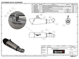 HP CORSE Ducati Scrambler 800 (2015+) Slip-on Exhaust "Evoxtreme 260 Satin" (EU homologated) – Accessories in the 2WheelsHero Motorcycle Aftermarket Accessories and Parts Online Shop