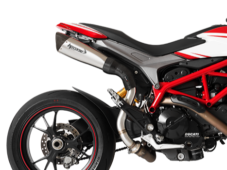 HP CORSE Ducati Hypermotard 821 High Position Slip-on Exhaust 