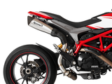 HP CORSE Ducati Hypermotard 821 High Position Slip-on Exhaust "Evoxtreme 310 Satin" (EU homologated) – Accessories in the 2WheelsHero Motorcycle Aftermarket Accessories and Parts Online Shop