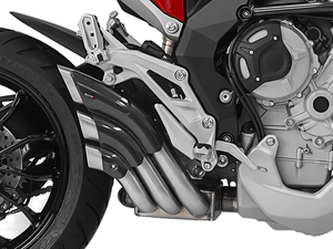 HP CORSE MV Agusta Turismo Veloce Slip-on Exhaust "HydroTre Satin" (EU homologated; with carbon cover) – Accessories in the 2WheelsHero Motorcycle Aftermarket Accessories and Parts Online Shop