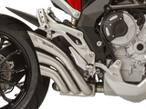 HP CORSE MV Agusta Turismo Veloce Slip-on Exhaust "HydroTre Satin" (EU homologated; with stainless steel cover) – Accessories in the 2WheelsHero Motorcycle Aftermarket Accessories and Parts Online Shop