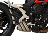 HP CORSE MV Agusta Brutale / Dragster 800 (16/18) Slip-on Exhaust "HydroTre Satin" (racing; with carbon cover) – Accessories in the 2WheelsHero Motorcycle Aftermarket Accessories and Parts Online Shop