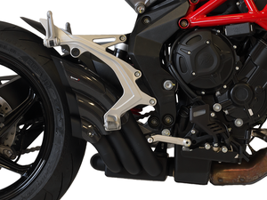 HP CORSE MV Agusta Brutale / Dragster 800 (16/18) Slip-on Exhaust "HydroTre Black" (racing; with carbon cover) – Accessories in the 2WheelsHero Motorcycle Aftermarket Accessories and Parts Online Shop