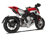 HP CORSE MV Agusta Rivale 800 Slip-on Exhaust "HydroTre Satin" (EU homologated; with carbon cover) – Accessories in the 2WheelsHero Motorcycle Aftermarket Accessories and Parts Online Shop