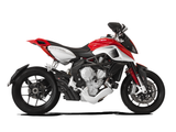 HP CORSE MV Agusta Rivale 800 Slip-on Exhaust "HydroTre Black" (EU homologated; with carbon cover) – Accessories in the 2WheelsHero Motorcycle Aftermarket Accessories and Parts Online Shop