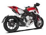 HP CORSE MV Agusta Rivale 800 Slip-on Exhaust "HydroTre Black" (EU homologated; with carbon cover) – Accessories in the 2WheelsHero Motorcycle Aftermarket Accessories and Parts Online Shop