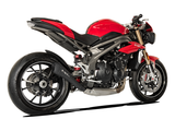 HP CORSE Triumph Speed Triple (16/17) Slip-on Exhaust "Hydroform Black" (racing) – Accessories in the 2WheelsHero Motorcycle Aftermarket Accessories and Parts Online Shop