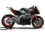 HP CORSE Aprilia Tuono V4 (15/16) Slip-on Exhaust "Hydroform Corsa Short Satin" (racing) – Accessories in the 2WheelsHero Motorcycle Aftermarket Accessories and Parts Online Shop