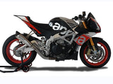 HP CORSE Aprilia Tuono V4 (15/16) Slip-on Exhaust "Evoxtreme 310 Satin" (racing) – Accessories in the 2WheelsHero Motorcycle Aftermarket Accessories and Parts Online Shop