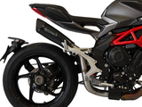 HP CORSE MV Agusta Brutale / Dragster 800 (16/18) Slip-on Exhaust "Evoxtreme 310 Black" (racing) – Accessories in the 2WheelsHero Motorcycle Aftermarket Accessories and Parts Online Shop