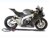 HP CORSE Aprilia RSV4 (15/16) Slip-on Exhaust "GP-07 Satin" (racing; with wire mesh) – Accessories in the 2WheelsHero Motorcycle Aftermarket Accessories and Parts Online Shop