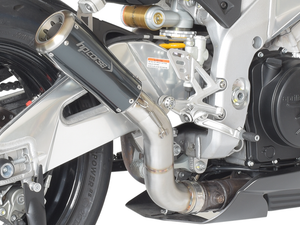 HP CORSE Aprilia RSV4 (15/16) Slip-on Exhaust "GP-07 Black" (racing; with aluminum ring) – Accessories in the 2WheelsHero Motorcycle Aftermarket Accessories and Parts Online Shop