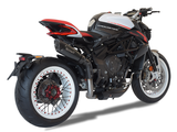 HP CORSE MV Agusta Dragster 800 RR (18/19) High-mount Slip-on Exhaust "Evoxtreme 310 Ceramic Black" (Racing) – Accessories in the 2WheelsHero Motorcycle Aftermarket Accessories and Parts Online Shop