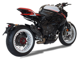 HP CORSE MV Agusta Dragster 800 RR (18/19) Low-mount Slip-on Exhaust "Evoxtreme 310 Ceramic Black" (Racing) – Accessories in the 2WheelsHero Motorcycle Aftermarket Accessories and Parts Online Shop