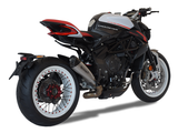 HP CORSE MV Agusta Dragster 800 RR (18/19) Low-mount Slip-on Exhaust "Evoxtreme 310 Inox Satin" (Racing) – Accessories in the 2WheelsHero Motorcycle Aftermarket Accessories and Parts Online Shop