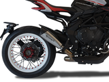 HP CORSE MV Agusta Dragster 800 RR (18/19) Low-mount Slip-on Exhaust "Evoxtreme 310 Inox Satin" (Racing) – Accessories in the 2WheelsHero Motorcycle Aftermarket Accessories and Parts Online Shop