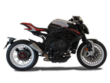 HP CORSE MV Agusta Dragster 800 RR (18/19) Low-mount Slip-on Exhaust "Evoxtreme 310 Inox Satin" (Racing) – Accessories in the 2WheelsHero Motorcycle Aftermarket Accessories and Parts Online Shop