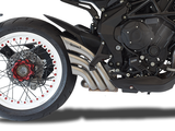 HP CORSE MV Agusta Dragster 800 RR (18/19) Slip-on Exhaust "HydroTre Satin w/ Inox Cover" (Racing) – Accessories in the 2WheelsHero Motorcycle Aftermarket Accessories and Parts Online Shop