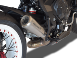 HP CORSE MV Agusta Dragster 800 RR (18/19) Low-mount Slip-on Exhaust "GP07 Inox Satin" (Racing) – Accessories in the 2WheelsHero Motorcycle Aftermarket Accessories and Parts Online Shop