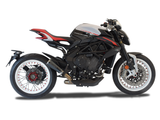 HP CORSE MV Agusta Dragster 800 RR (18/19) Low-mount Slip-on Exhaust "GP07 Inox Black" (Racing) – Accessories in the 2WheelsHero Motorcycle Aftermarket Accessories and Parts Online Shop