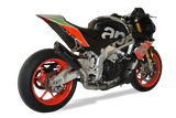 HP CORSE Aprilia RSV4 / Tuono V4 (17/18) Slip-on Exhaust "Evoxtreme 310 Black" (racing) – Accessories in the 2WheelsHero Motorcycle Aftermarket Accessories and Parts Online Shop