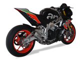 HP CORSE Aprilia RSV4 / Tuono V4 (17/18) Slip-on Exhaust "Hydroform Short Satin" (racing) – Accessories in the 2WheelsHero Motorcycle Aftermarket Accessories and Parts Online Shop