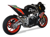 HP CORSE Aprilia RSV4 / Tuono V4 (17/18) Slip-on Exhaust "GP-07 Satin" (racing) – Accessories in the 2WheelsHero Motorcycle Aftermarket Accessories and Parts Online Shop