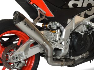 HP CORSE Aprilia RSV4 / Tuono V4 (17/18) Slip-on Exhaust "Evoxtreme 310 Satin" (racing) – Accessories in the 2WheelsHero Motorcycle Aftermarket Accessories and Parts Online Shop