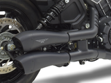 HP CORSE Indian Scout / Sixty / Bobber Slip-on Dual Exhaust "Hydroform Ceramic Black" (Racing) – Accessories in the 2WheelsHero Motorcycle Aftermarket Accessories and Parts Online Shop