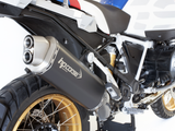 HP CORSE BMW R1250GS Slip-on Exhaust "4-Track R Black" (EU homologated) – Accessories in the 2WheelsHero Motorcycle Aftermarket Accessories and Parts Online Shop