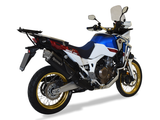 HP CORSE Honda CRF1000L Africa Twin Slip-on Exhaust "4-Track R Black" (EU homologated) – Accessories in the 2WheelsHero Motorcycle Aftermarket Accessories and Parts Online Shop