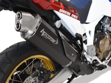 HP CORSE Honda CRF1000L Africa Twin Slip-on Exhaust "4-Track R Black" (EU homologated) – Accessories in the 2WheelsHero Motorcycle Aftermarket Accessories and Parts Online Shop