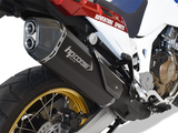 HP CORSE Honda CRF1000L Africa Twin Slip-on Exhaust "SPS Carbon Black" (EU homologated) – Accessories in the 2WheelsHero Motorcycle Aftermarket Accessories and Parts Online Shop