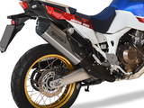 HP CORSE Honda CRF1000L Africa Twin Slip-on Exhaust "SPS Carbon Titanium" (EU homologated) – Accessories in the 2WheelsHero Motorcycle Aftermarket Accessories and Parts Online Shop