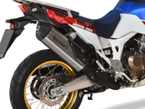 HP CORSE Honda CRF1000L Africa Twin Slip-on Exhaust "SPS Carbon Satin" (EU homologated) – Accessories in the 2WheelsHero Motorcycle Aftermarket Accessories and Parts Online Shop