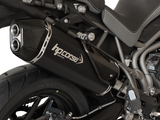 HP CORSE Triumph Tiger 800 (18/20) Slip-on Exhaust "SPS Carbon Black" (EU homologated) – Accessories in the 2WheelsHero Motorcycle Aftermarket Accessories and Parts Online Shop