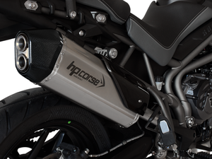 HP CORSE Triumph Tiger 800 (18/20) Slip-on Exhaust "SPS Carbon Satin" (EU homologated) – Accessories in the 2WheelsHero Motorcycle Aftermarket Accessories and Parts Online Shop