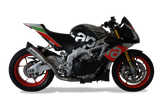 HP CORSE Aprilia RSV4 / Tuono V4 (17/18) Slip-on Exhaust "Evoxtreme 310 Titanium" (racing) – Accessories in the 2WheelsHero Motorcycle Aftermarket Accessories and Parts Online Shop