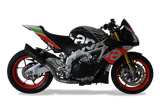 HP CORSE Aprilia RSV4 / Tuono V4 (17/18) Slip-on Exhaust "Evoxtreme 310 Black" (racing) – Accessories in the 2WheelsHero Motorcycle Aftermarket Accessories and Parts Online Shop