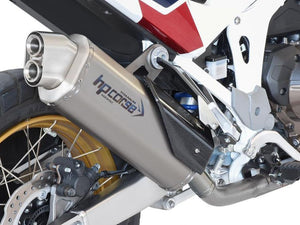 HP CORSE Honda CRF1100L Africa Twin Slip-on Exhaust "4-Track R Titanium" (EU homologated) – Accessories in the 2WheelsHero Motorcycle Aftermarket Accessories and Parts Online Shop