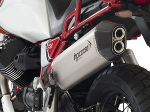 HP CORSE Moto Guzzi V85 TT (2019+) Slip-on Exhaust "SPS Carbon Inox Satin" (Euro 4/5) – Accessories in the 2WheelsHero Motorcycle Aftermarket Accessories and Parts Online Shop