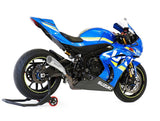 HP CORSE Suzuki GSX-R 1000 (17/20) Slip-on Exhaust "Hydroform Short R Inox Satin" (Racing) – Accessories in the 2WheelsHero Motorcycle Aftermarket Accessories and Parts Online Shop