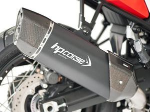 HP CORSE Suzuki V-Strom 1050 (2020+) Slip-on Exhaust "SP-3 Carbon 350 Ceramic Black" (Euro 5) – Accessories in the 2WheelsHero Motorcycle Aftermarket Accessories and Parts Online Shop