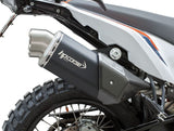 HP CORSE KTM 890 Adventure (2021+) Slip-on Exhaust "4-Track R Short Inox Black" (Euro 5) – Accessories in the 2WheelsHero Motorcycle Aftermarket Accessories and Parts Online Shop