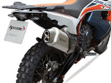 HP CORSE KTM 890 Adventure (2021+) Slip-on Exhaust "4-Track R Short Inox Satin" (Euro 5) – Accessories in the 2WheelsHero Motorcycle Aftermarket Accessories and Parts Online Shop