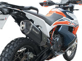 HP CORSE KTM 890 Adventure (2021+) Slip-on Exhaust "SPS Carbon Short Inox Black" (Euro 5) – Accessories in the 2WheelsHero Motorcycle Aftermarket Accessories and Parts Online Shop